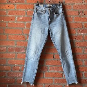 Levi's Blue Straight Leg Jeans